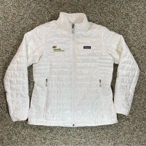Patagonia New Women's Nano Puff Jacket XL with embroidered logo
